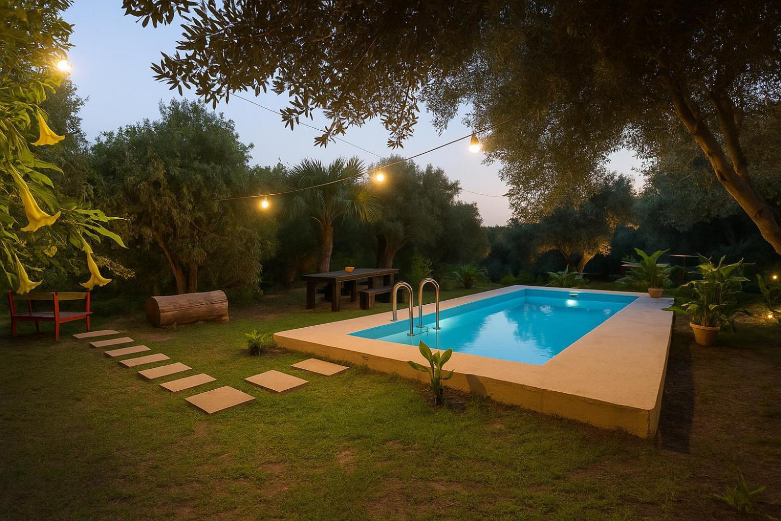 Apartament Sofiana'S Garden Retreat With Private Pool Dhrapaniás Zewnętrze zdjęcie